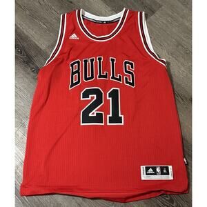 Jimmy Butler Chicago Bulls Mens 2XL Length +2 Red Adidas Swingman Jersey NEW